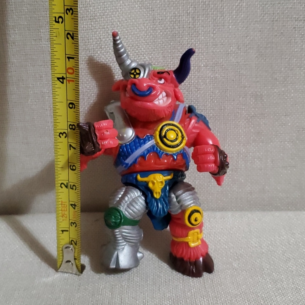 ⭐️VINTAGE⭐️TMNT 1991 Groundchuck with Guns - Picture 12 of 13